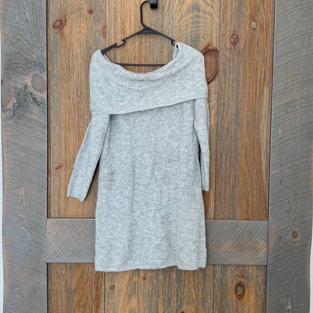 Gray Sweater Dress